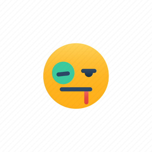 Injured, bruised eye, emoji, expression, emotional, accident, pain icon - Download on Iconfinder