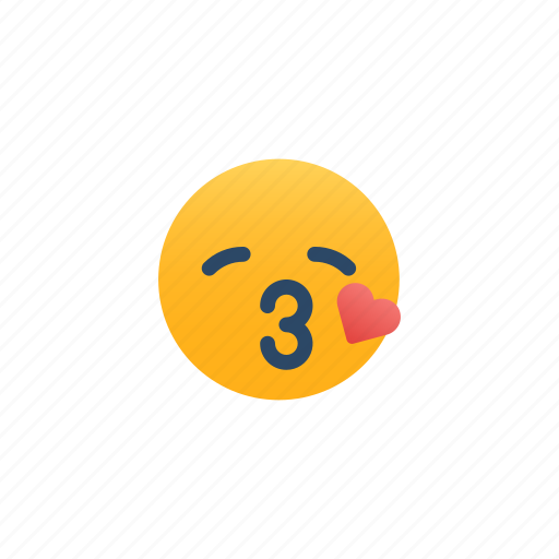 Kiss, emoji, expression, emotional, love, kissing, in love icon - Download on Iconfinder