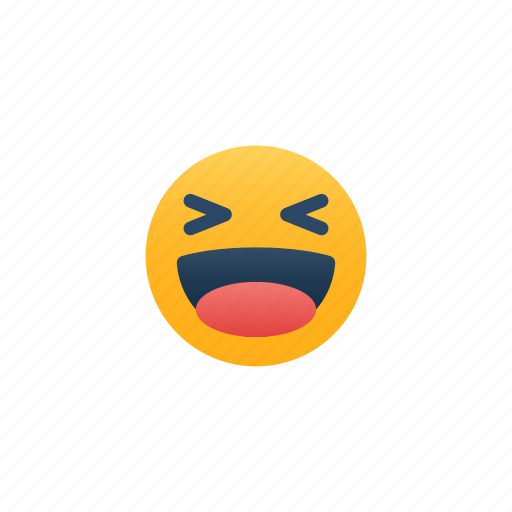 Laugh, emoji, expression, emotional, funny, laughing, joke icon - Download on Iconfinder