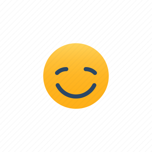 Pleased, emoji, expression, emotional, smile, be kind, merciful icon - Download on Iconfinder