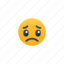 sad, emoji, expression, emotional, unhappy, sadness, worried 