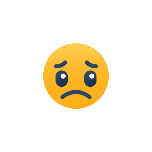 Sad, emoji, expression, emotional, unhappy, sadness, worried icon - Download on Iconfinder