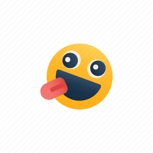 Silly, emoji, expression, emotional, funny, crazy, joking icon - Download on Iconfinder