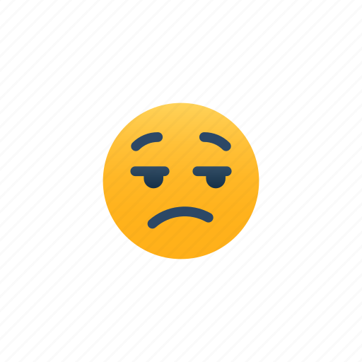 Unamused, emoji, expression, emotional, meh, bored, boring icon - Download on Iconfinder