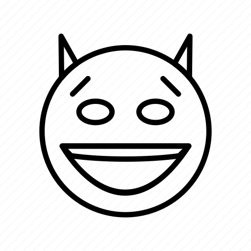 Devil, emoji, smile icon - Download on Iconfinder