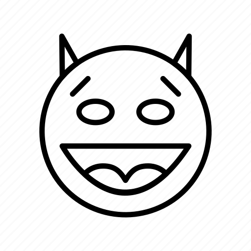 Devil, emoji, smile icon - Download on Iconfinder