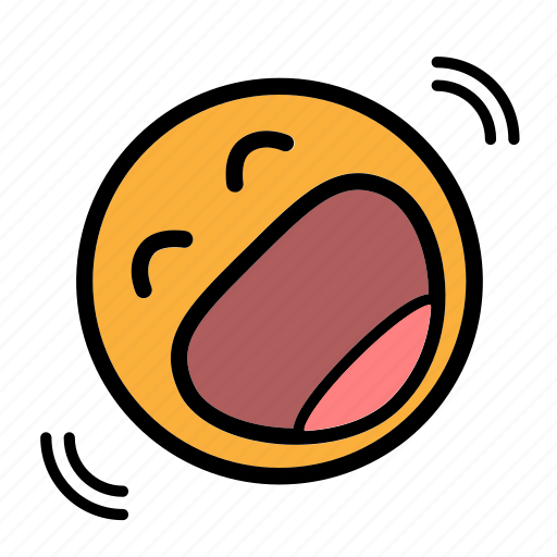 Laughing, lol, rolling on the floor laughing, smiley icon - Download on Iconfinder