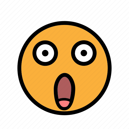 Overwhelm, shocked, smiley, surprised icon - Download on Iconfinder