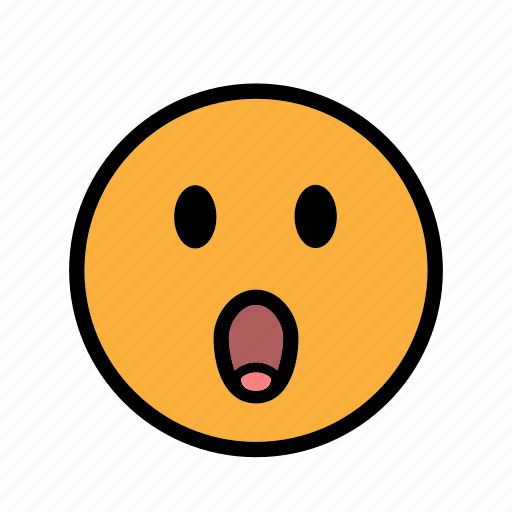 Smiley, surprised icon - Download on Iconfinder