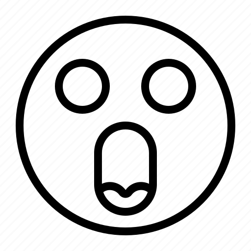 Emoji, emoticon, face, omg, surprised icon - Download on Iconfinder