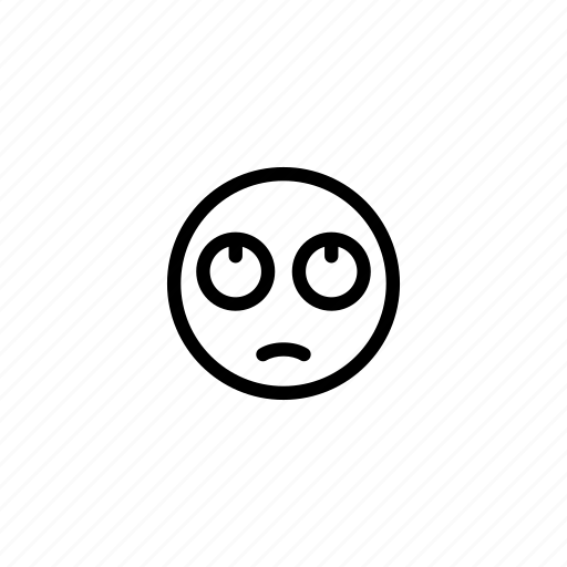 Rolling eyes, emoji, expression, emotional, disdain, bored, boredom icon - Download on Iconfinder