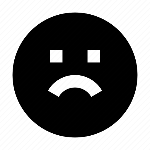 Frown, emoticon, emotion, emoji, smiley icon - Download on Iconfinder