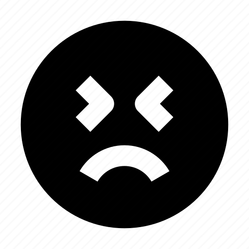 Sad, squint, emoticon, emotion, emoji, smiley icon - Download on Iconfinder