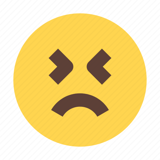 Sad, squint, emoji, emoticon, smileys icon - Download on Iconfinder