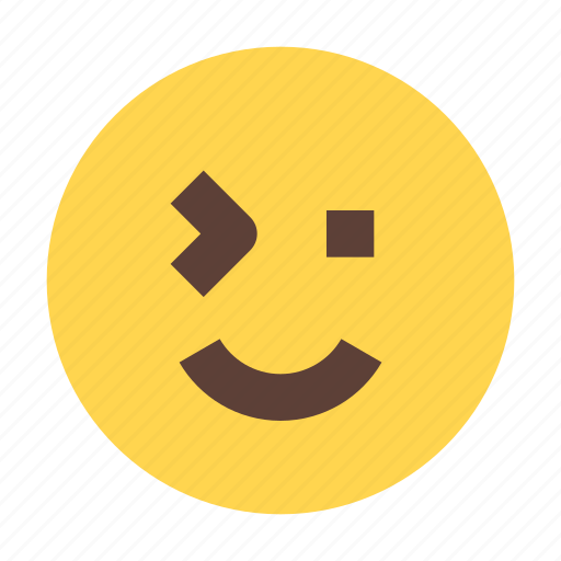Smile, squint, wink, emoji, emoticon, smileys icon - Download on Iconfinder