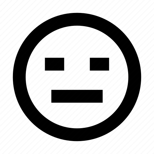 Meh, emoticon, emotion, emoji, smiley icon - Download on Iconfinder