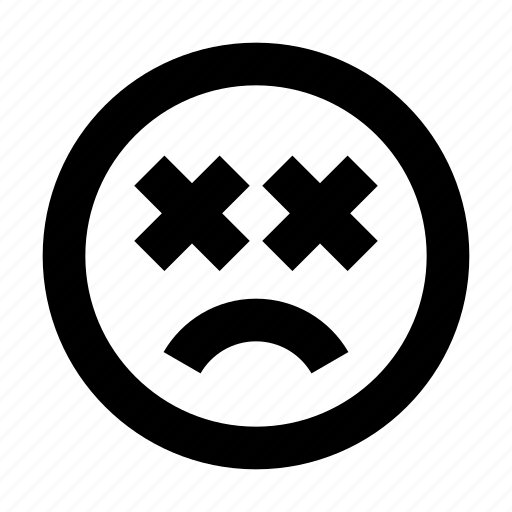 Sad, dizzy, emoticon, emotion, emoji, smiley icon - Download on Iconfinder