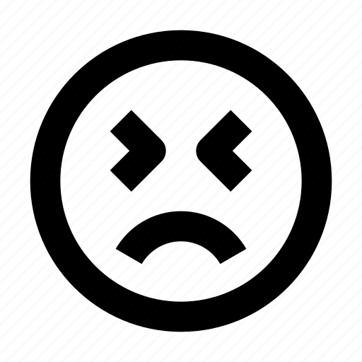 Sad, squint, emoticon, emotion, emoji, smiley icon - Download on Iconfinder