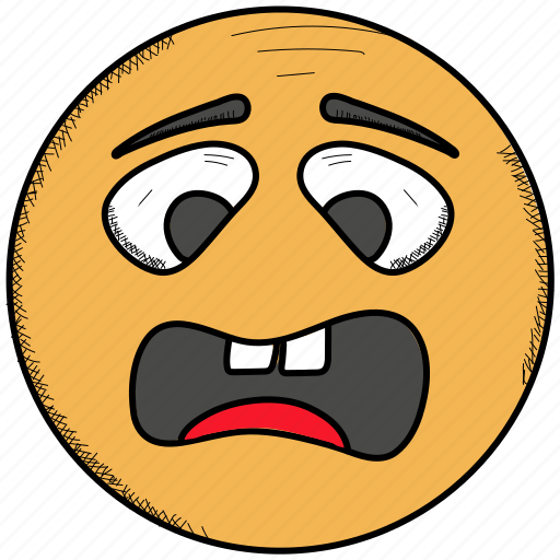 Emoji, emoticon, exhausted, face, tired icon - Download on Iconfinder
