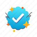 verified, check, mark, blue, trusted, verify, correct, official
