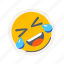 laugh, rolling, emoji, expression, funny, tears, humor, laughter, face 