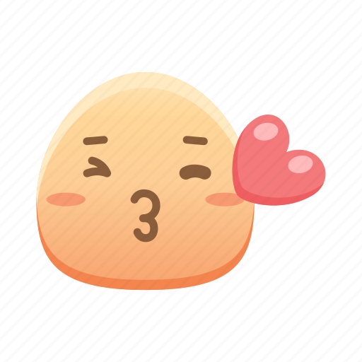 Emoji, emoticon, emotion, face, happy, missyou, sticker icon - Download on Iconfinder