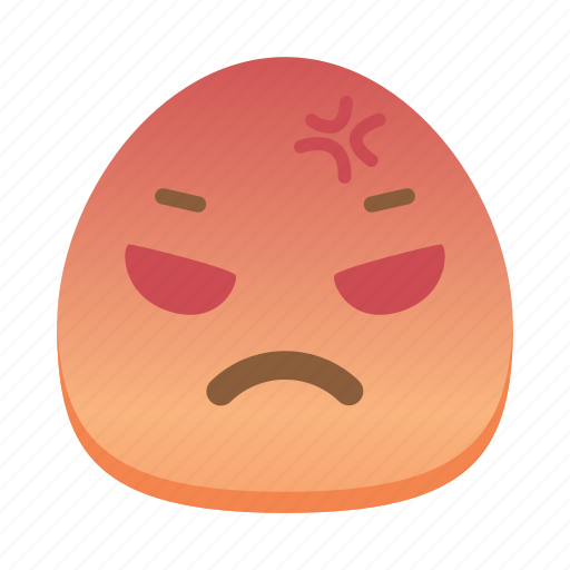 Angry, emoji, emoticon, face, feeling, furious, sad icon - Download on Iconfinder
