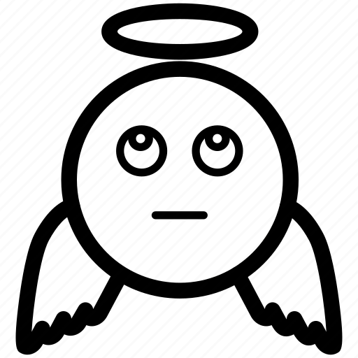 Angel, bless, emoji, emoticon, heavenly, kind icon - Download on Iconfinder