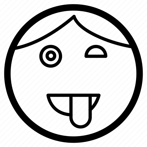 Childish, emoji, emoticon, face, feeling, trouble icon - Download on Iconfinder