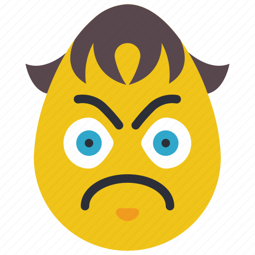 Angry, boy, cross, emojis, grumpy icon - Download on Iconfinder