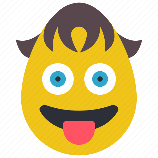 Boy, emojis, happy, laugh, smiley, tongue icon - Download on Iconfinder