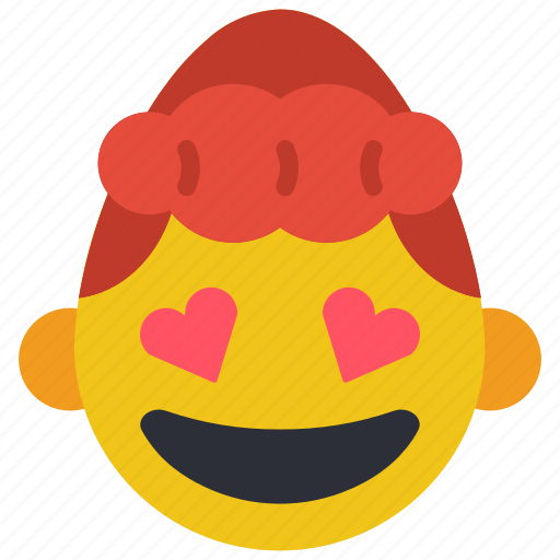 Emojis, fancy, flirt, girl, heart, love, smiley icon - Download on Iconfinder