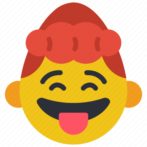 Cheecky, emojis, girl, happy, laugh, tongue icon - Download on Iconfinder