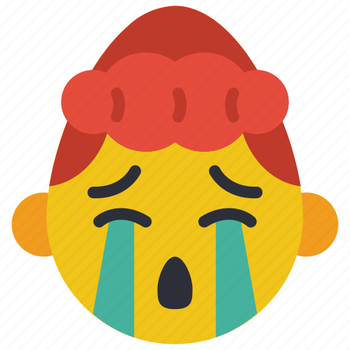 Cry, emojis, girl, poorly, sad, upset icon - Download on Iconfinder
