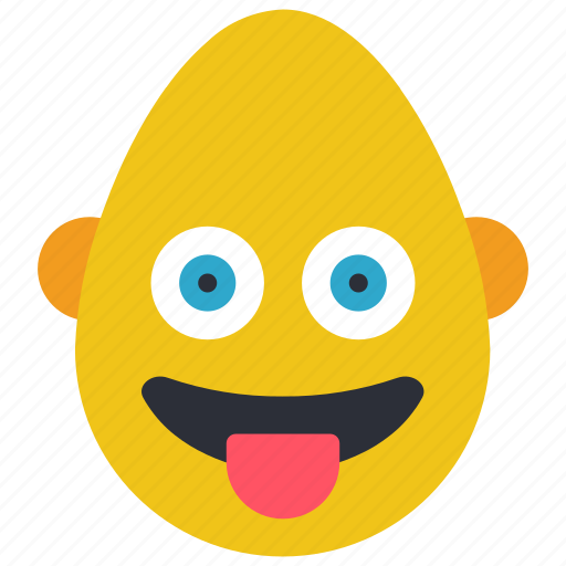 Bold, emojis, first, loopy, man, smiley, tongue icon - Download on Iconfinder
