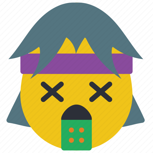 Emojis, first, hurl, rock, sick, smiley, throw icon - Download on Iconfinder