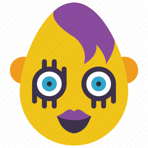 Emo, emojis, emotion, first, goth, lips icon - Download on Iconfinder