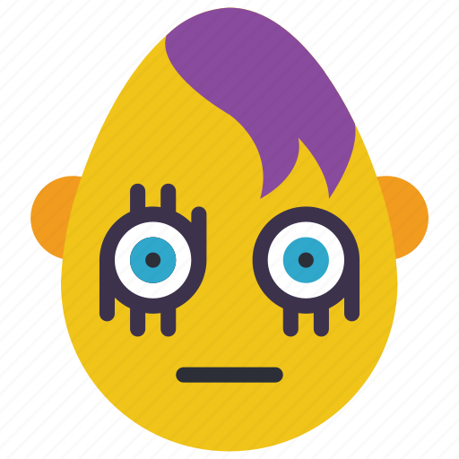 Emo, emojis, emotion, first, goth, straight icon - Download on Iconfinder