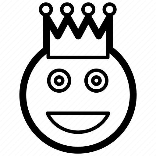 Emoji, emoticon, emperor, king, sovereign icon - Download on Iconfinder