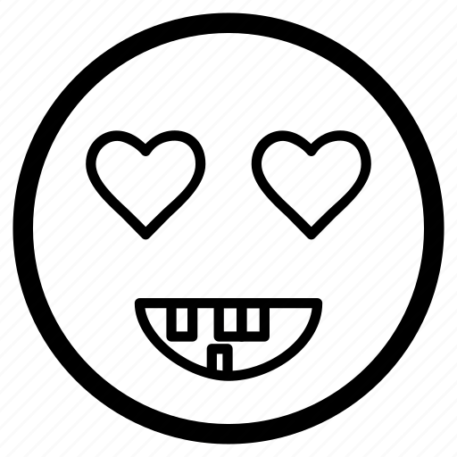 Emoji, emoticon, emotion, fool, happy, love icon - Download on Iconfinder