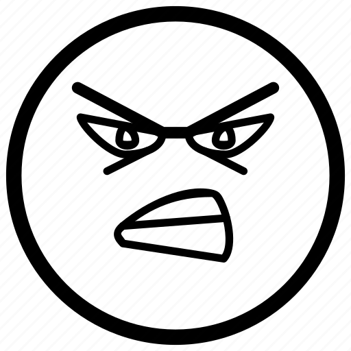 Angry, emoji, emoticon, emotion, hate, mad icon - Download on Iconfinder