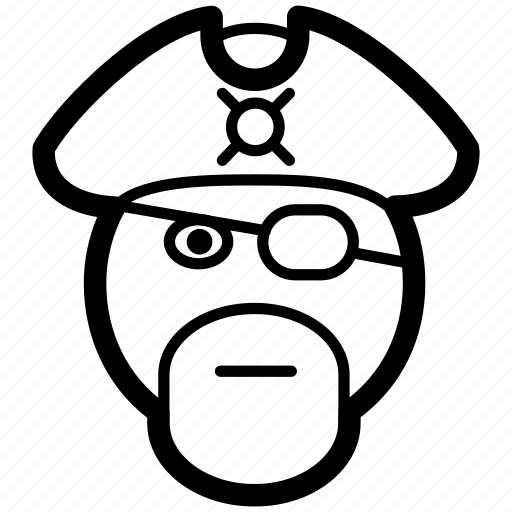 Emoji, emoticon, face, mercenary, pirate icon - Download on Iconfinder
