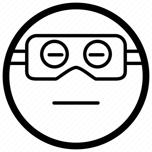 Emoji, emoticon, glases, safety, spectacles, worker icon - Download on Iconfinder