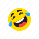 happy, face, laughing, emoji, emoticon