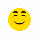 happy, face, emoji, emoticon