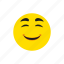 happy, face, emoji, emoticon 