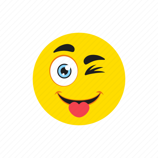 Winking, emoji, happy, face, emoticon icon - Download on Iconfinder