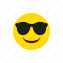 cool, sunglasses, emoji, thug, smiley, emoticon