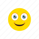happy, emoji, emoticon