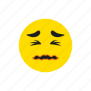 depressed, emoji, emoticon